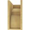 Ekena Millwork 8"W x 16"D x 16"H Classic Monterey Rough Cedar Woodgrain TimberThane Corbel, Primed Tan CORUR08X16X16MONRCPR - alternate 2